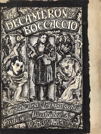 MAHLON BLAINE. The Decameron of Boccaccio.